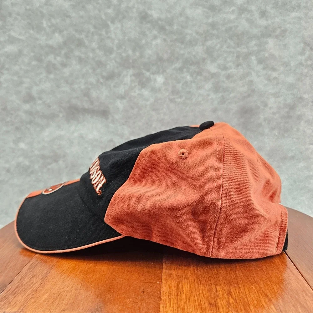 Harley Davidson Youth Hat Cap Black Orange Motorcycle Biker Kids‎ Star Vtg